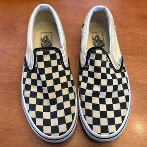 Vans Checkerboard Slip-On Sneakers